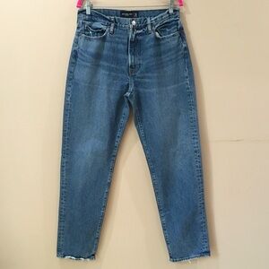 Abercrombie & Fitch 90s Loose Mens Jeans Blue Denim Size 32x34